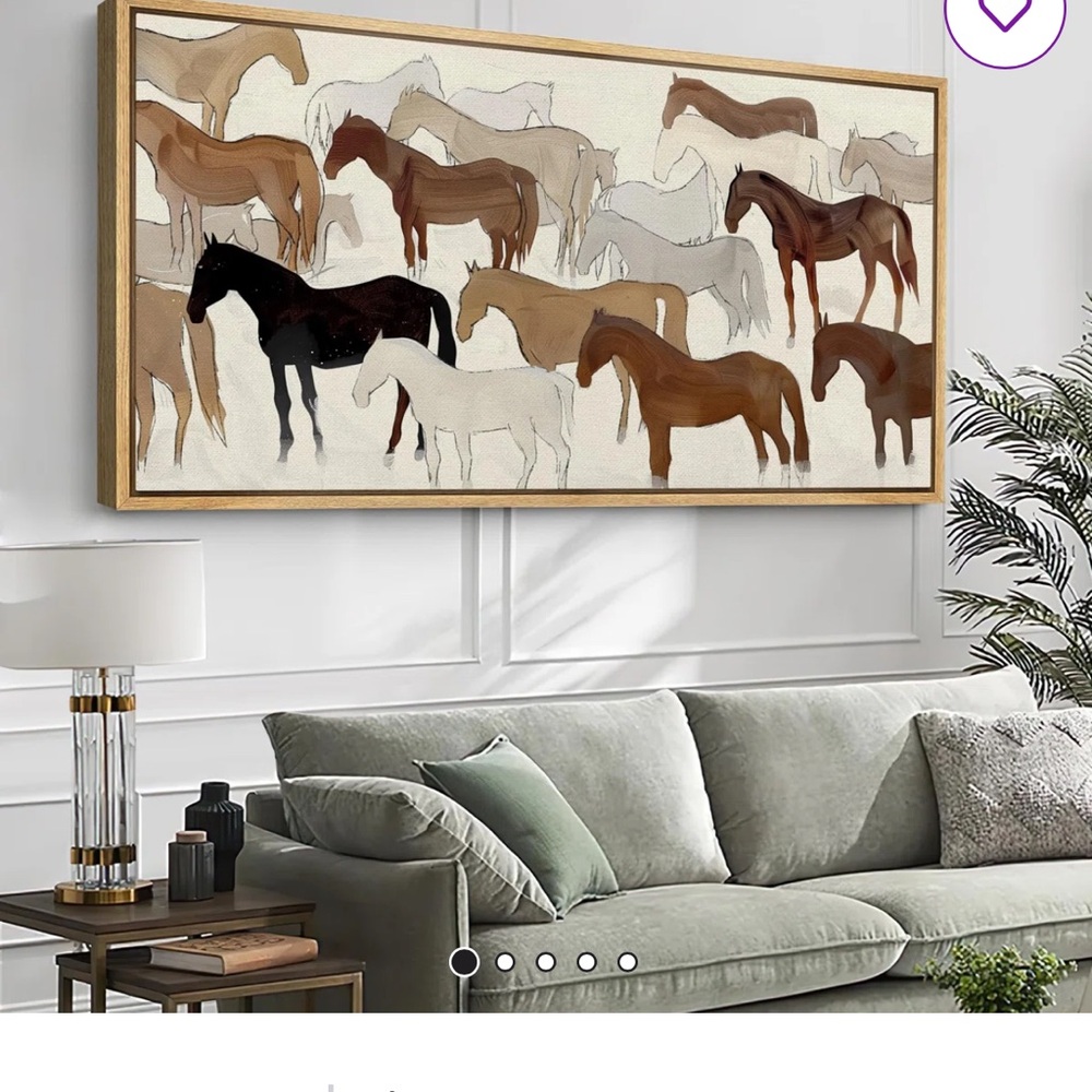 Elegant Horse Canvas Wall Art